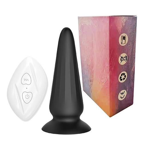 Wireless Remote Control Pointed Anal Plug