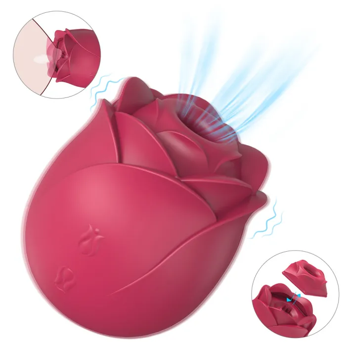 Flower Removable Suck Vibrator