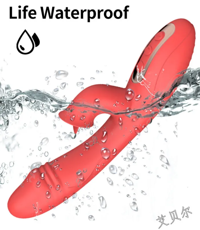 Tongue Licking Double G - Spot Vibrator