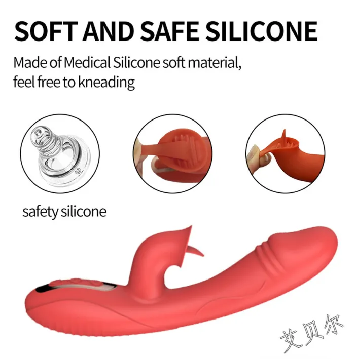 Tongue Licking Double G - Spot Vibrator