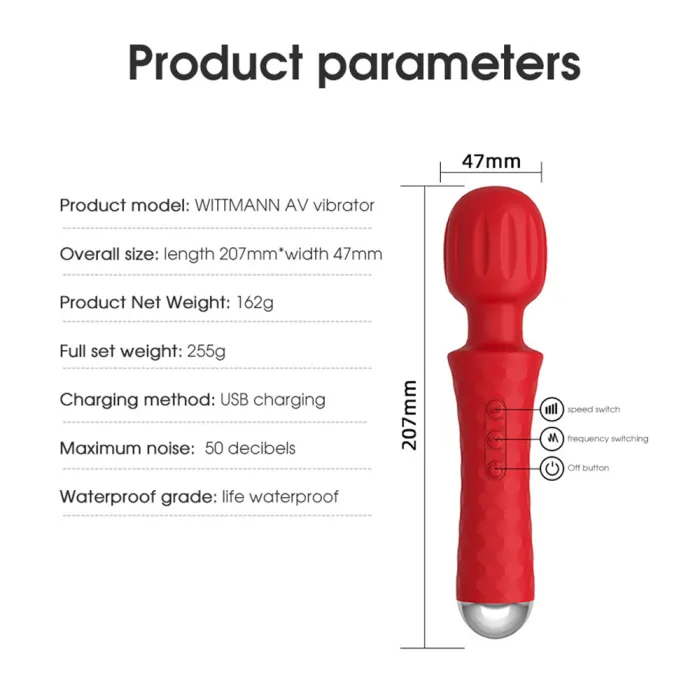 20 Frequency Massage Vibrator