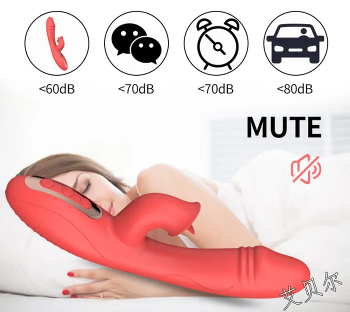 Tongue Licking Double G - Spot Vibrator