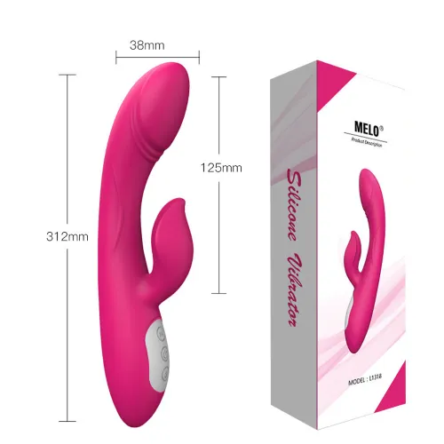 Double Motor Heating Vibrator