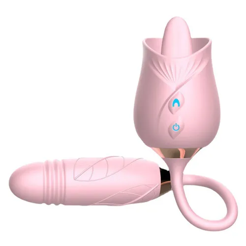 Rose Double - Headed Tongue Lick Jump Egg