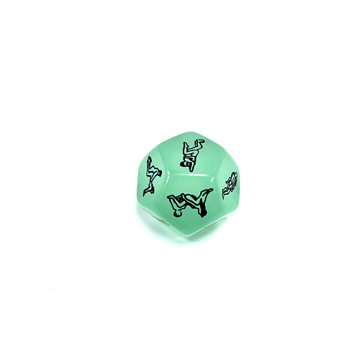 Fluorescence 12 Sided Sex Dice Couples Game