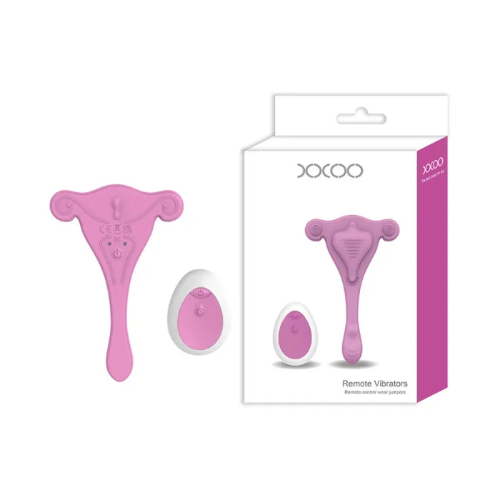 Silicone Strap-On Bendable Jumping Egg