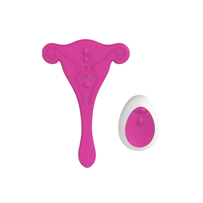 Silicone Strap-On Bendable Jumping Egg