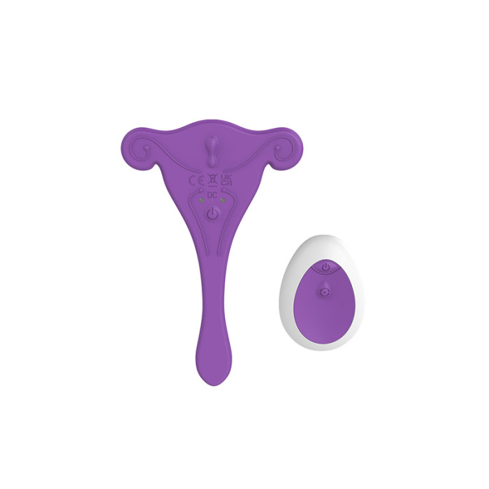 Silicone Strap-On Bendable Jumping Egg