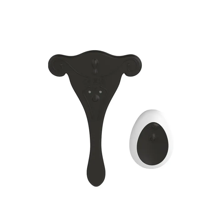Silicone Strap-On Bendable Jumping Egg