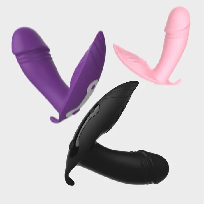 12 Speed Silicone Strap-on Vibrator