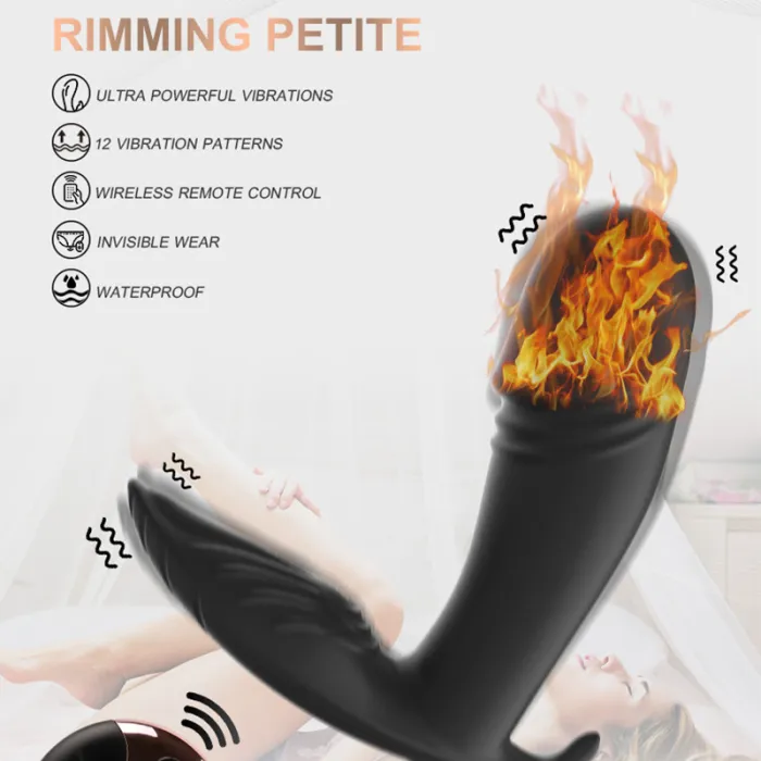 12 Speed Silicone Strap-on Vibrator