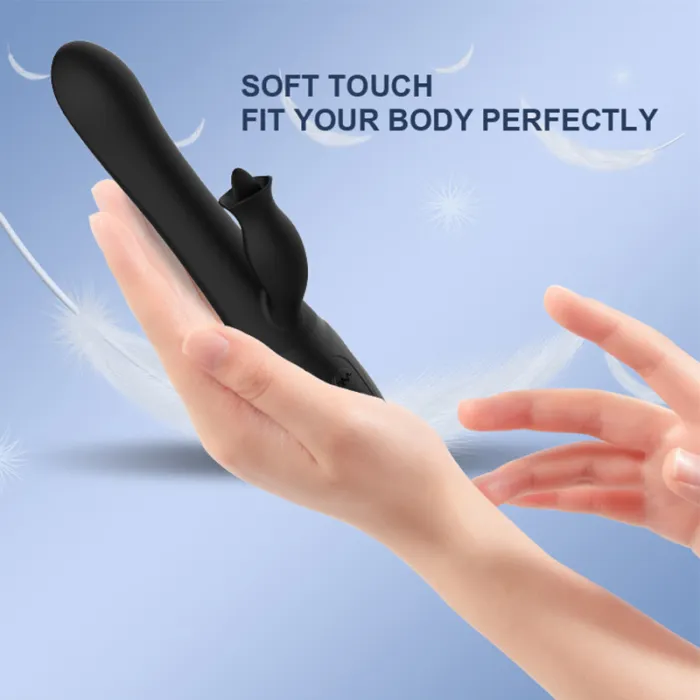 12 Frequency G-Spot Tongue Licking Vibrator
