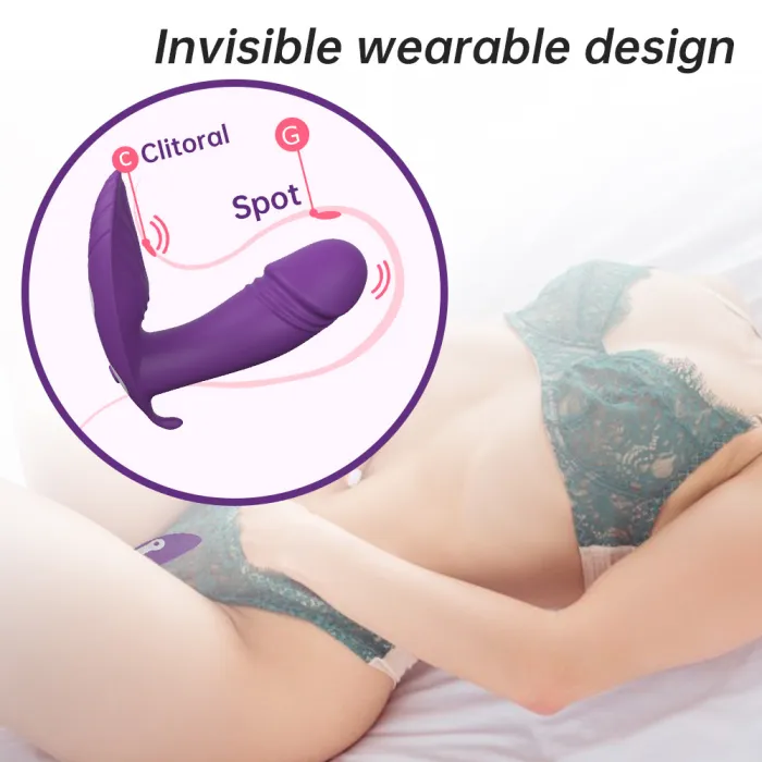 12 Speed Silicone Strap-on Vibrator