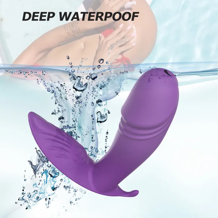 12 Speed Silicone Strap-on Vibrator
