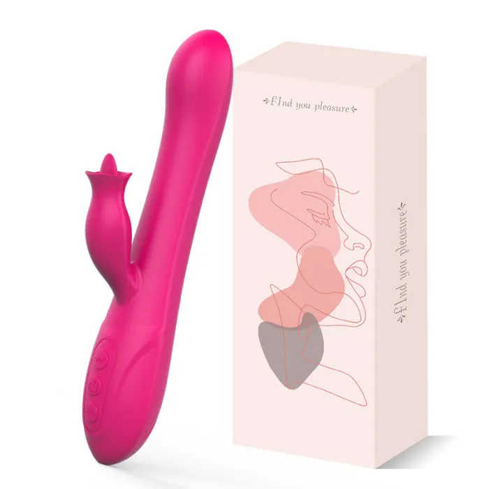 12 Frequency G-Spot Tongue Licking Vibrator