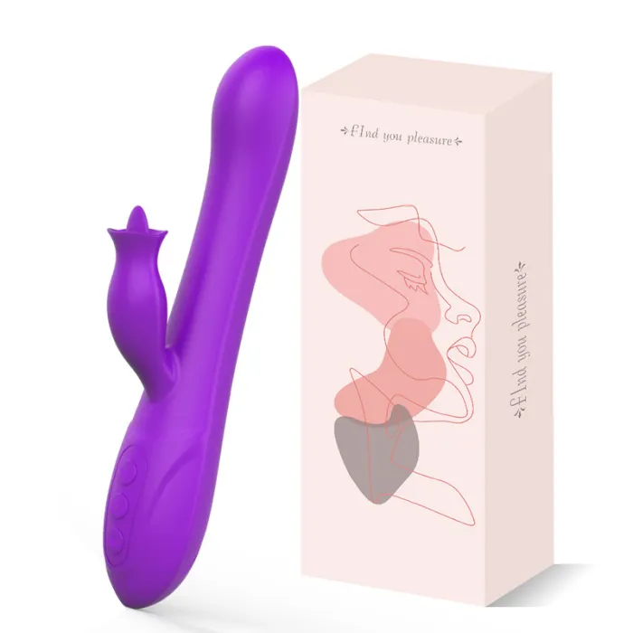 12 Frequency G-Spot Tongue Licking Vibrator