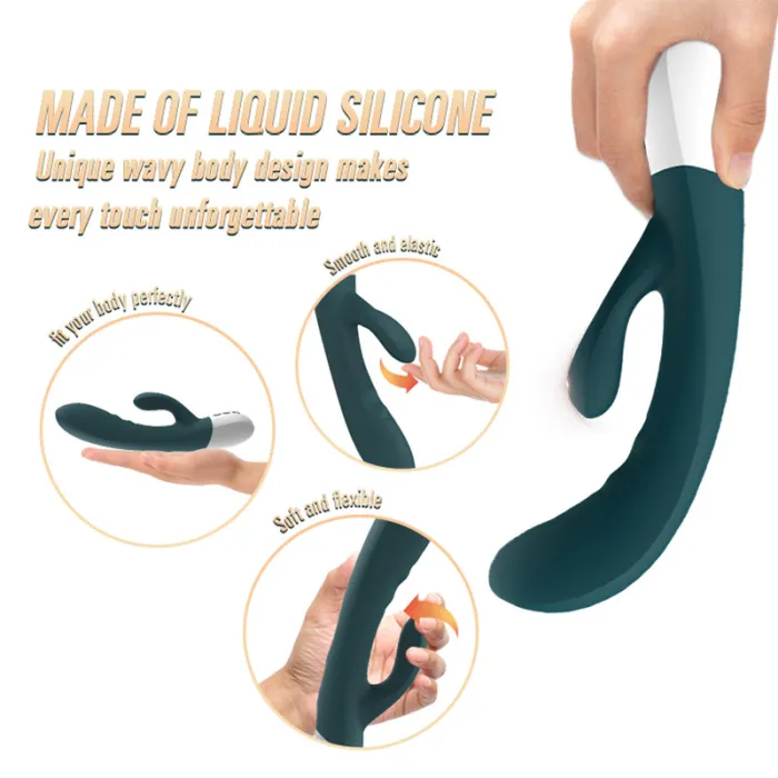 12 Frequency Double Rabbit Vibrator