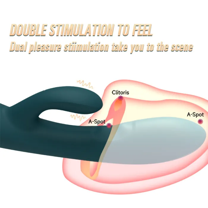 12 Frequency Double Rabbit Vibrator