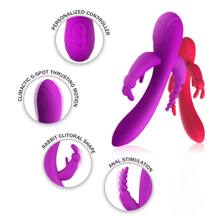 12 Speed Double Ended Rabbit G-spot Vibrator