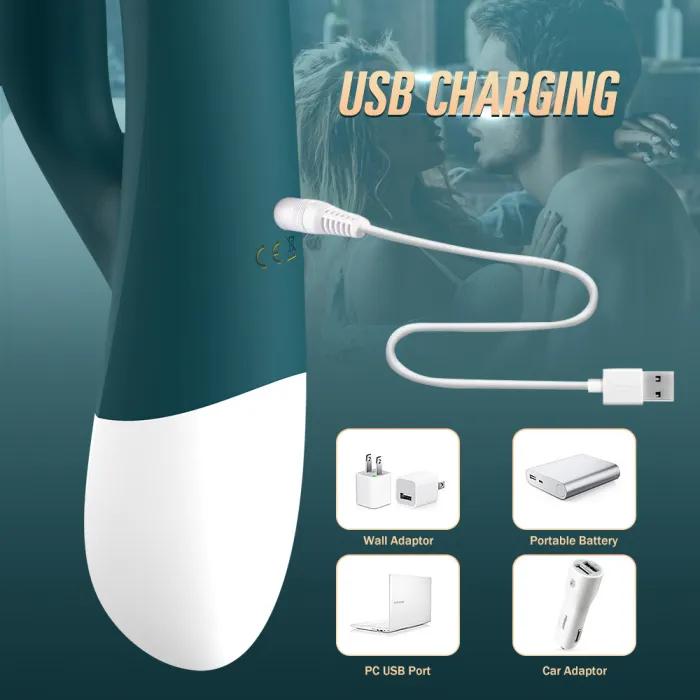 12 Frequency Double Rabbit Vibrator