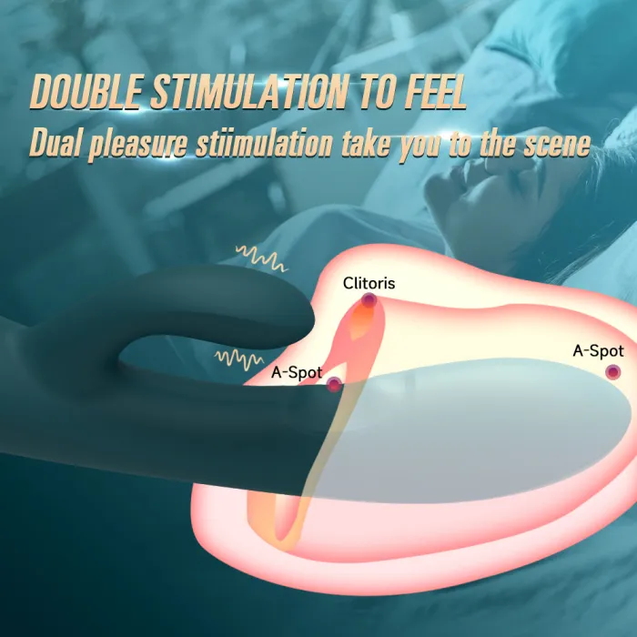 12 Frequency Double Rabbit Vibrator