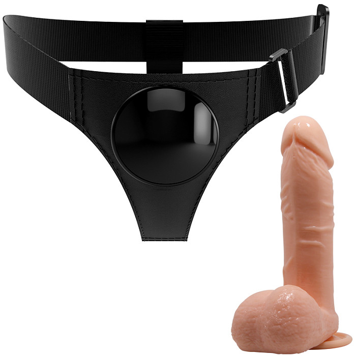 Strap-On Harness Kit with 7.4 Inch Dildo