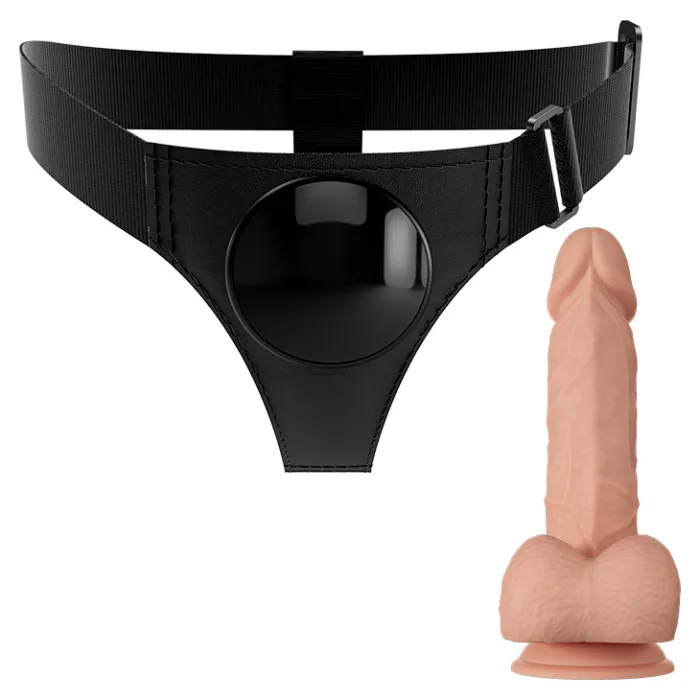 Strap-On Harness Kit with 7.6 Inch Dildo
