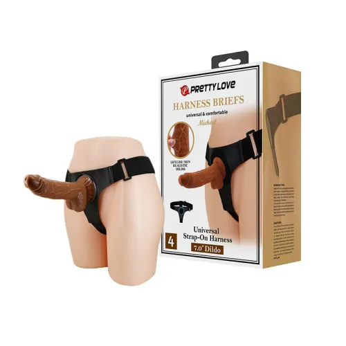 Strap-On Harness Kit with 7 Inch Dildo