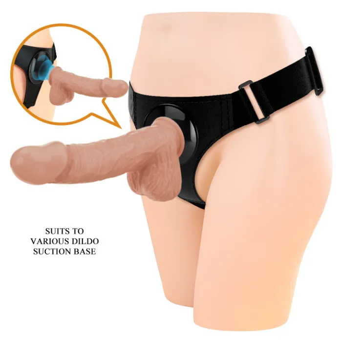 Strap-On Harness Kit with 7.6 Inch Dildo