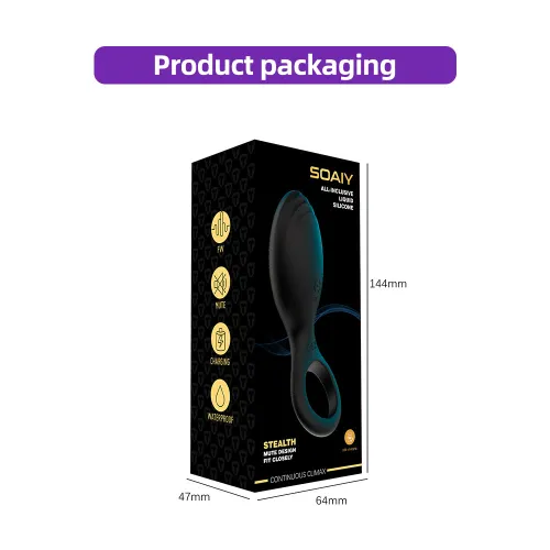 10 Speed USB Rechargeable Vibrating Cock Ring