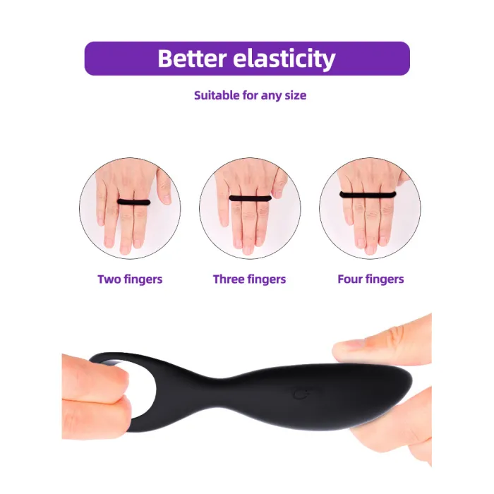 10 Speed USB Rechargeable Vibrating Cock Ring