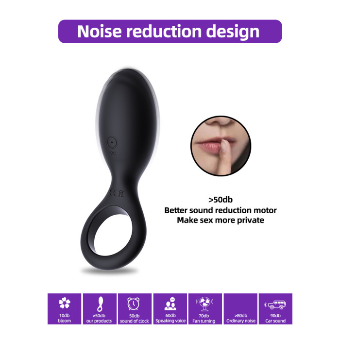 10 Speed USB Rechargeable Vibrating Cock Ring