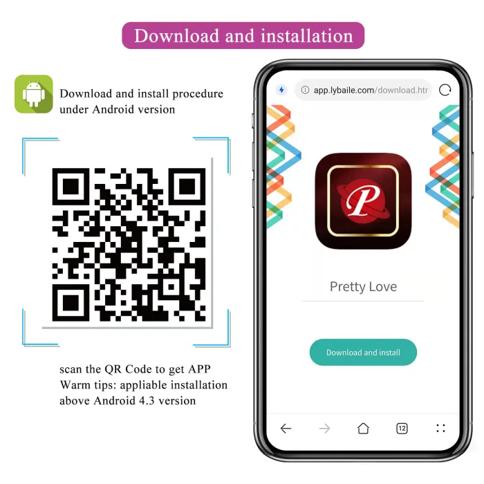 12 Function App Controlled Rechargeable Love Egg