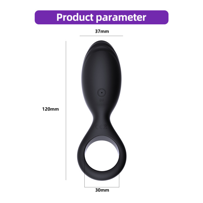 10 Speed USB Rechargeable Vibrating Cock Ring