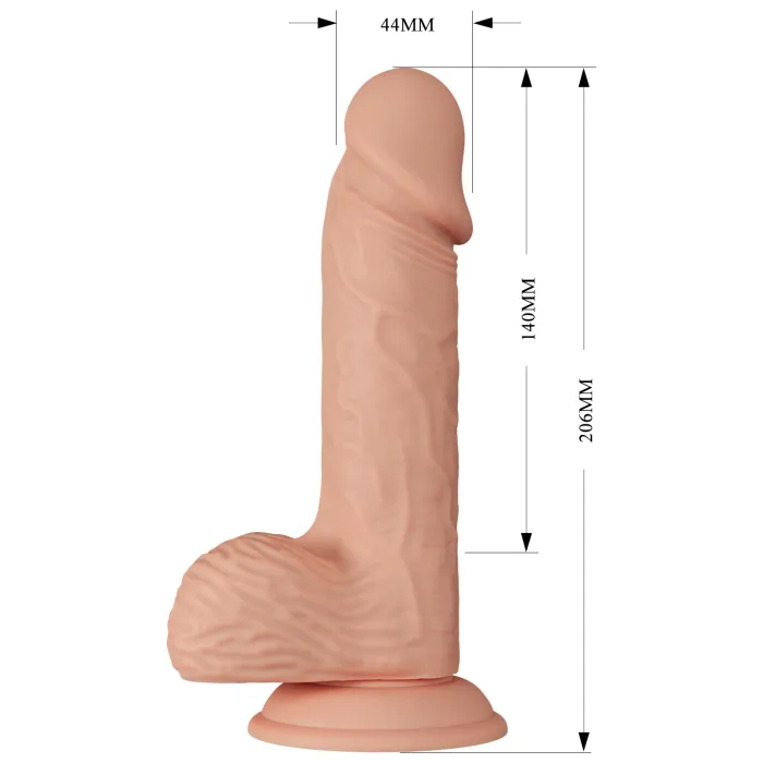 8.1 Inch Realistic Huge Vibrating Dildo