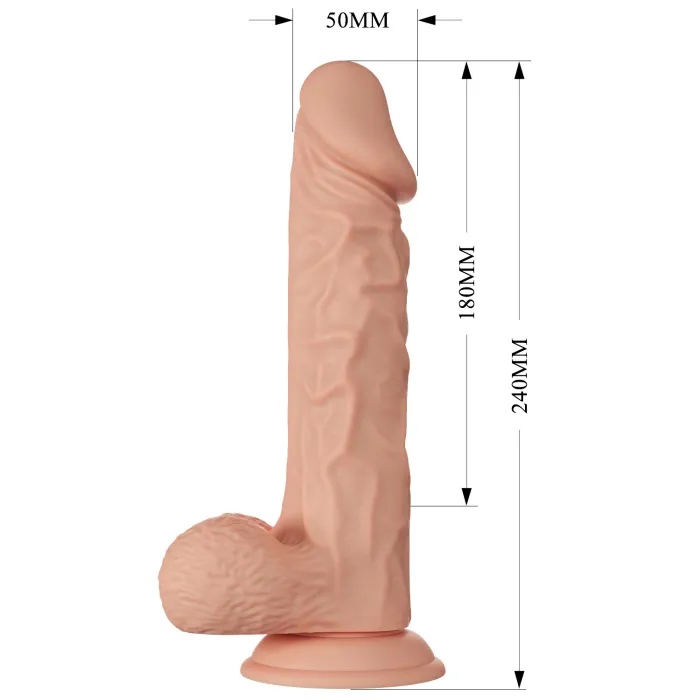 9.4 Inch Extra Realistic Vibrating Dildo