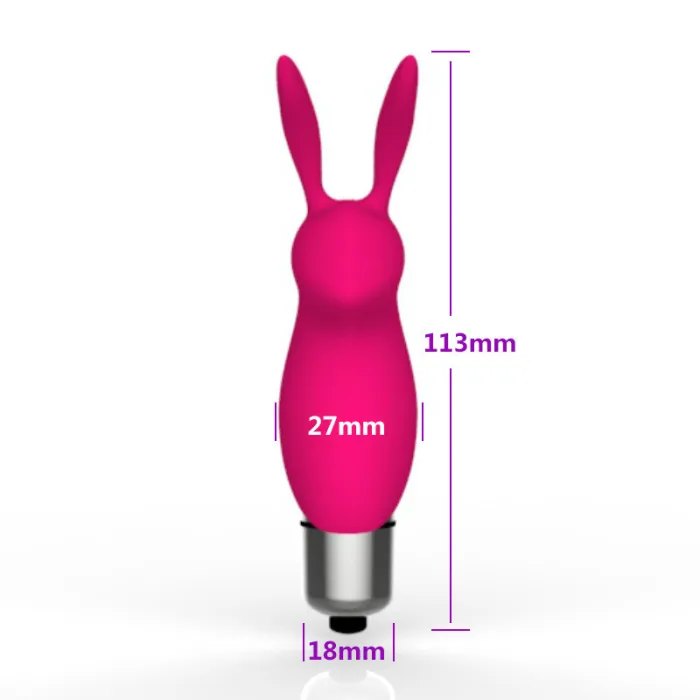Mini Rabbit Vibrator G-spot Clitoris Vagina Stimulator
