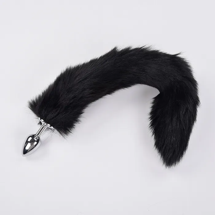 Fox Tail With Metal Anal-Butt Plug (S)