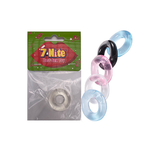 Cock Ring Penis Ring for Long Pleasure Silicone Random Colors