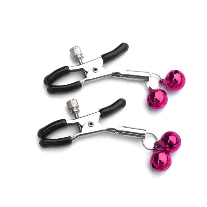 Metal Nipple Clamps Teasing Stimulates (2 bells)