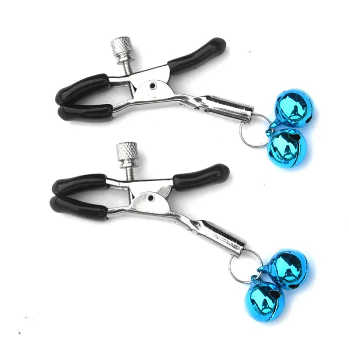 Metal Nipple Clamps Teasing Stimulates (2 bells)