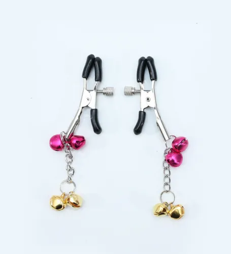 Four Bell Metal Nipple Breast Clamp