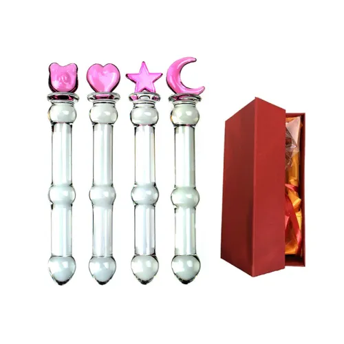 Small Size Glass Dildo Anal Butt Plug