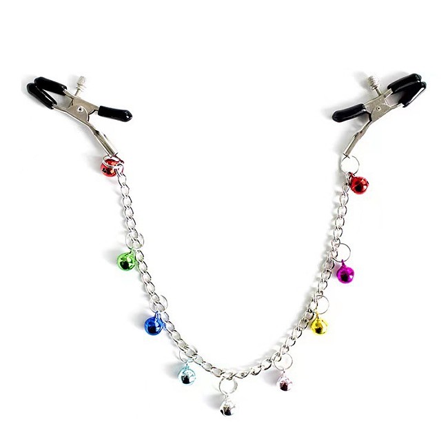Jewelry Bell Breast Clamp with Adjustable Metal Chain