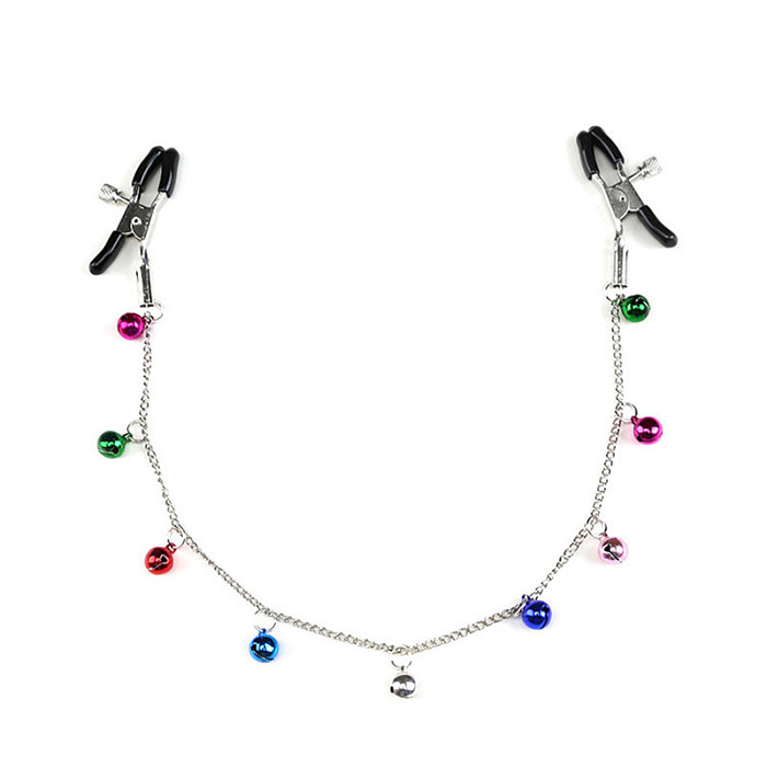 Jewelry Bell Breast Clamp with Adjustable Metal Chain