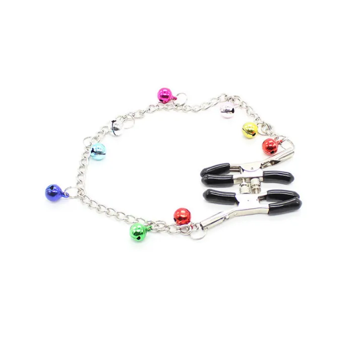 Jewelry Bell Breast Clamp with Adjustable Metal Chain