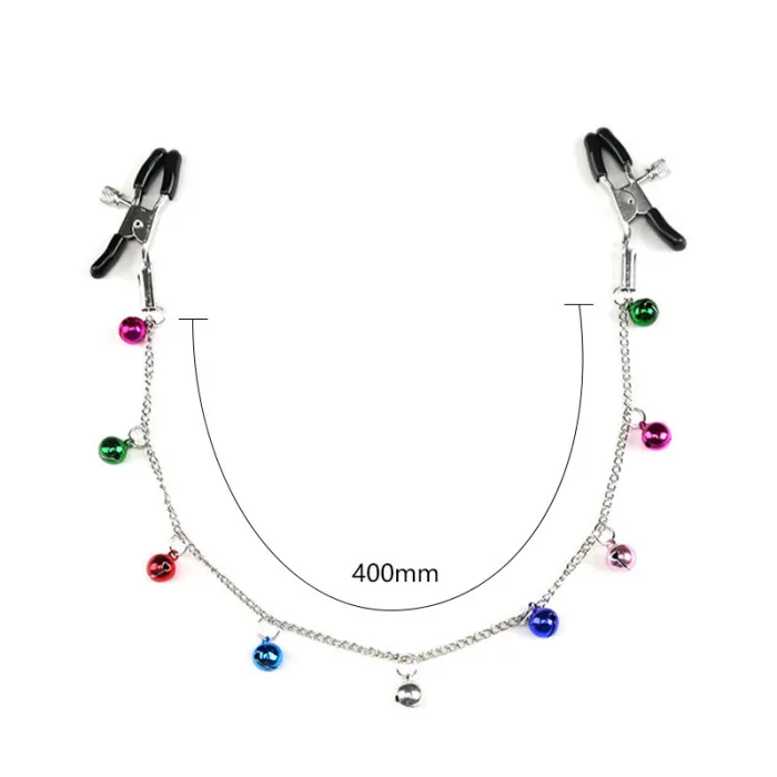 Jewelry Bell Breast Clamp with Adjustable Metal Chain