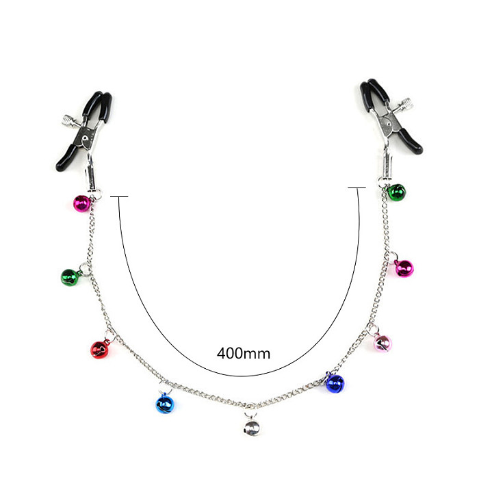 Jewelry Bell Breast Clamp with Adjustable Metal Chain