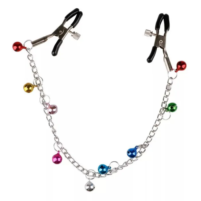 Jewelry Bell Breast Clamp with Adjustable Metal Chain
