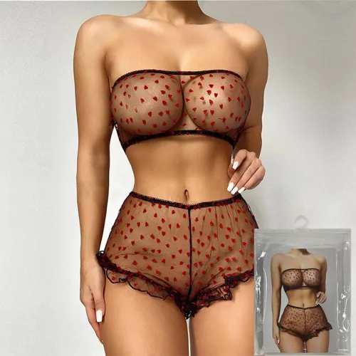 Heart Shape See-through Set - Multi-Size